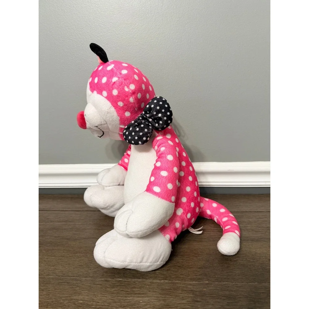 Toy Factory Polka Dottie Pink‎ Cat Plush